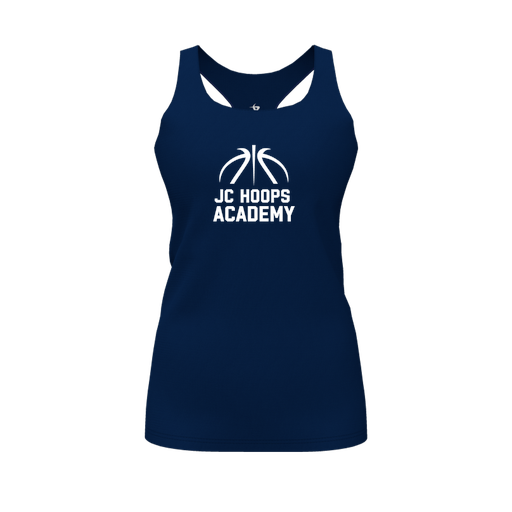 [FT0TRBNV-FYS-LOGO2] Decker Racerback Tank Top (Female Youth S, Navy, Logo 2)