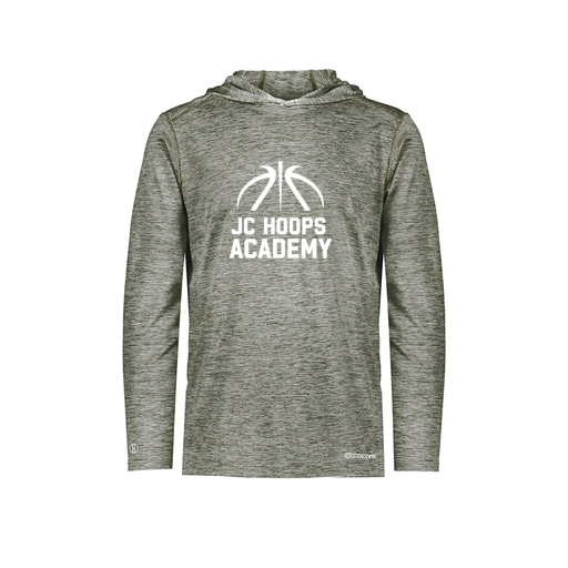 [FOLHCGGY-AS-LOGO2] Decker Men's Charge Hoodie (Adult S, Gray, Logo 2)