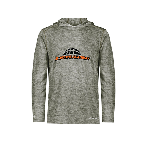 [FOLHCGGY-YS-LOGO1] Decker Youth Charge Hoodie (Youth S, Gray, Logo 1)