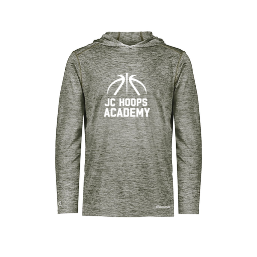 [FOLHCGGY-YS-LOGO2] Decker Youth Charge Hoodie (Youth S, Gray, Logo 2)